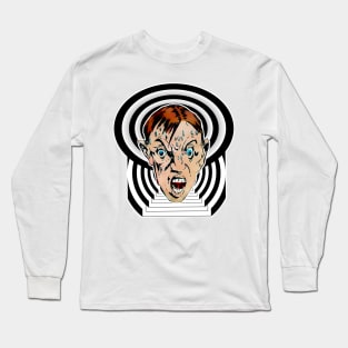 Out of his mind and astonished - Desperate guy! Long Sleeve T-Shirt